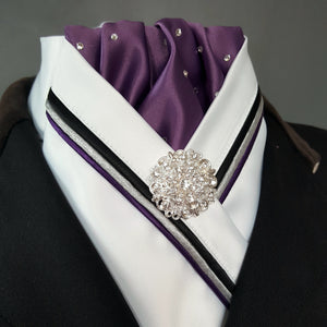 Mauve and White Crossover Stock