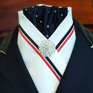 Black, White and Red Crossover Stock