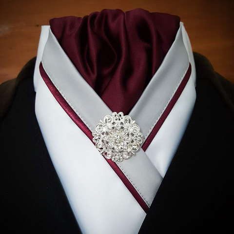 Crossover Stock with Burgundy, Grey & White